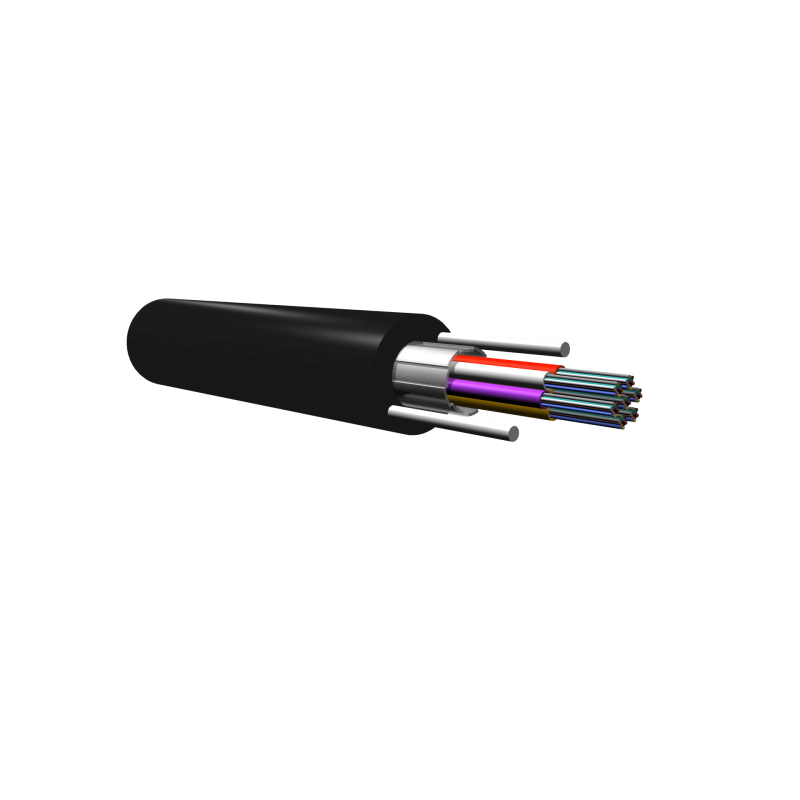 Câble Microgaine int/ext 24FO SM G652d  armé fibre de verre LSZH 2T12 G652D 1880