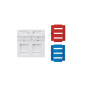 Plastron plat 2 ports 45 X 45 avec volet