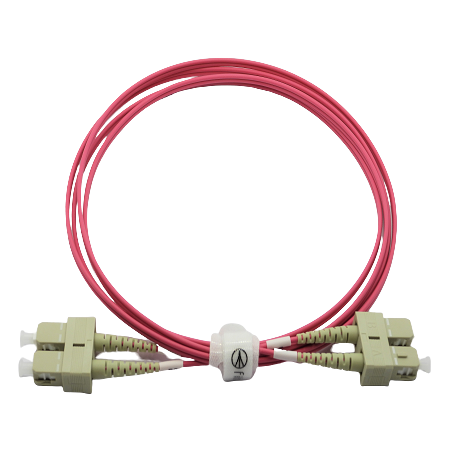 Jarretière optique 50/125 OM4 SC/SC duplex Zipp, violet , LONGUEUR A CHOISIR  Cordons OM4 8,54 €Cordons OM4