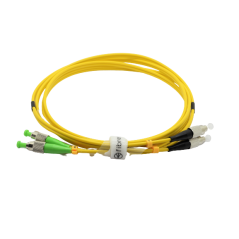 Jarretière optique mono FCAPC/FCPC duplex Zipp jaune  Cordons mono duplex 11,40 €Cordons mono duplex