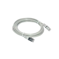 Cordon cuivre RJ 45 FTP Cat. 6 Gaine PVC 50 m 100% cuivre GRIS Cord...