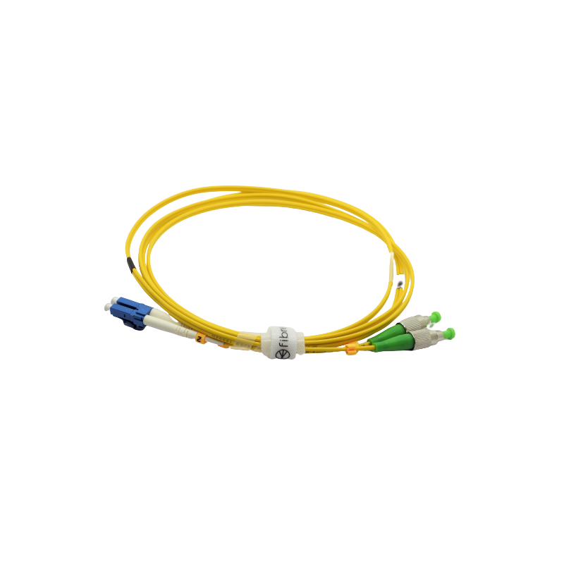 Jarretière optique mono FCAPC/LCPC duplex Zipp jaune  Cordons mono duplex 13,96 €Cordons mono duplex