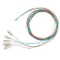 Pack 6 Pigtails couleurs OM3 Easystrip SCPC 2M  900 µm