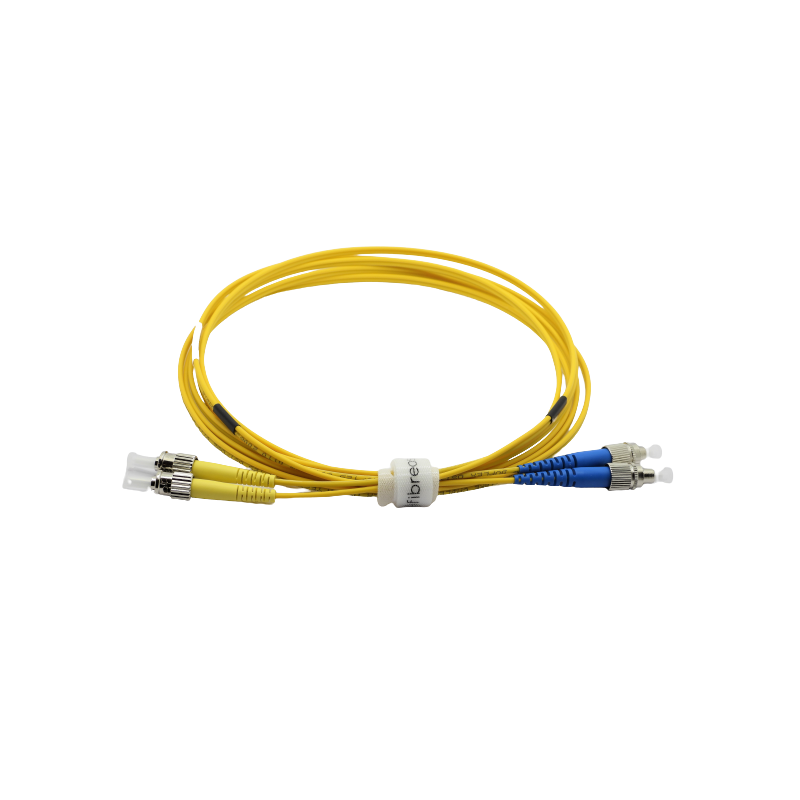 Jarretière optique mono FCPC/ST duplex Zipp jaune  Cordons mono duplex 9,45 €Cordons mono duplex