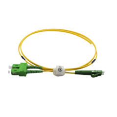 Jarretière optique mono LCAPC/SCAPC duplex Zipp jaune  Cordons mono duplex 15,02 €Cordons mono duplex
