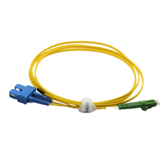 Jarretière optique mono LCAPC/SCPC duplex Zipp jaune  Cordons mono duplex 13,18 €Cordons mono duplex
