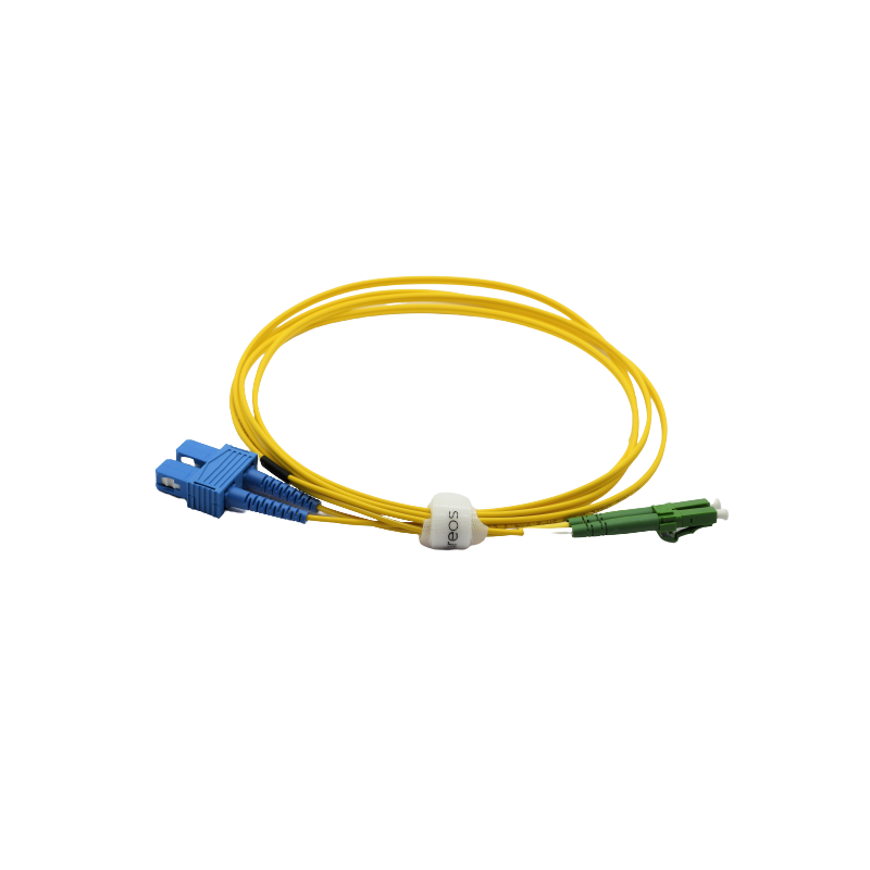Jarretière optique mono LCAPC/SCPC duplex Zipp jaune  Cordons mono duplex 13,18 €Cordons mono duplex