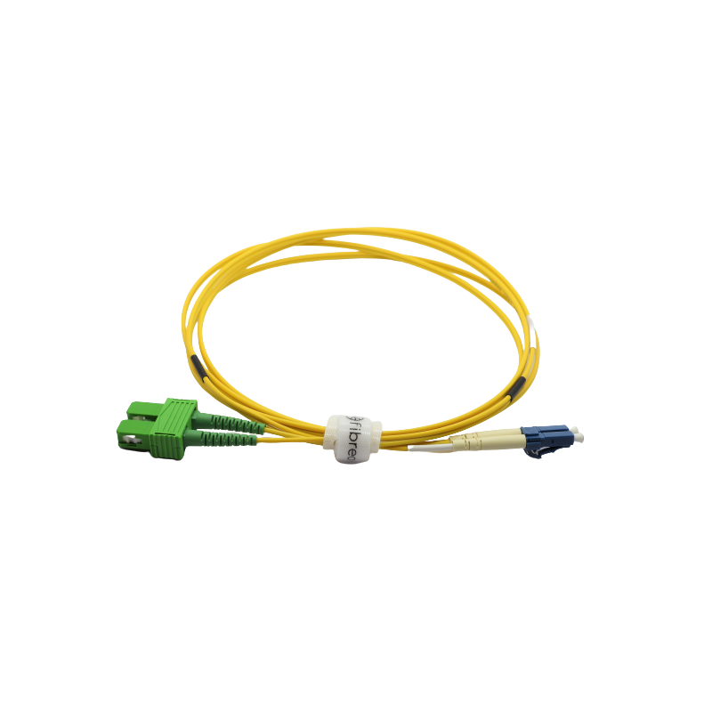 Jarretière optique mono LCPC/SCAPC duplex Zipp jaune  Cordons mono duplex 11,86 €Cordons mono duplex