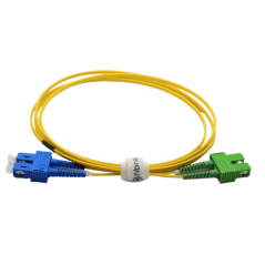 Jarretière optique mono SCAPC/SCPC duplex Zipp jaune  Cordons mono duplex 10,62 €Cordons mono duplex