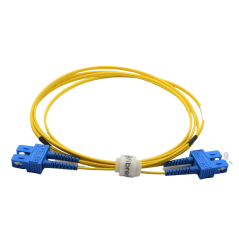 Jarretière optique mono SCPC/SCPC duplex Zipp jaune  Cordons mono duplex 8,67 €Cordons mono duplex