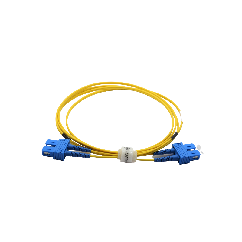 Jarretière optique mono SCPC/SCPC duplex Zipp jaune  Cordons mono duplex 8,68 €Cordons mono duplex