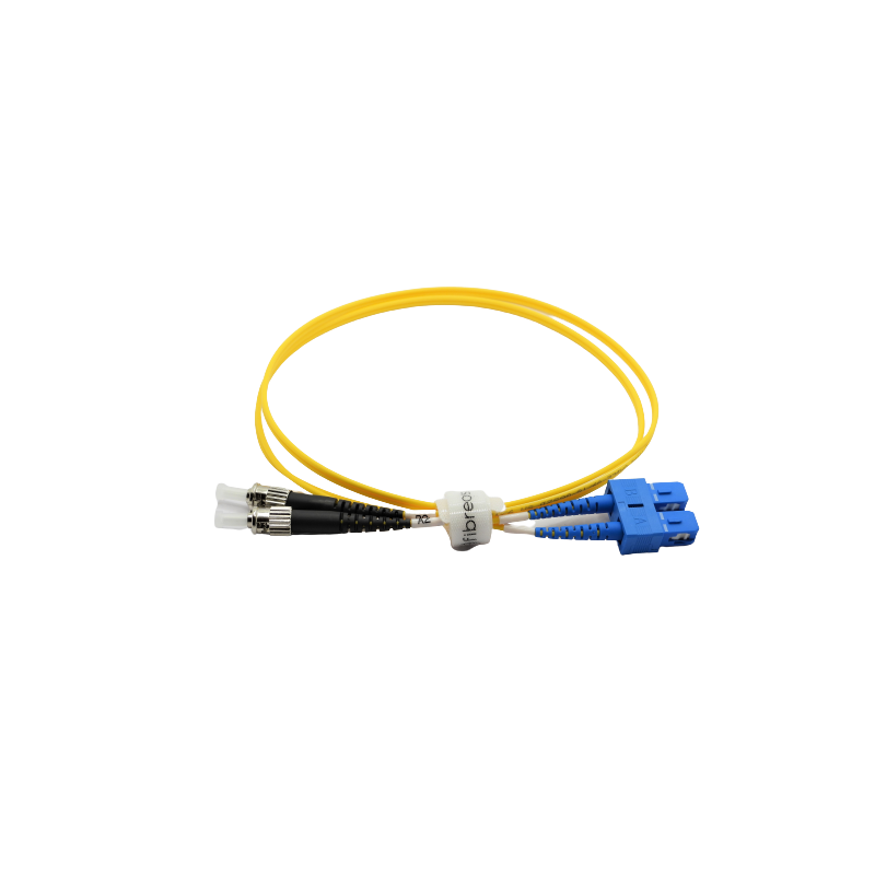 Jarretière optique mono SCPC/ST duplex Zipp jaune  Cordons mono duplex 8,67 €Cordons mono duplex