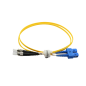 Jarretière optique mono SCPC/ST duplex Zipp jaune