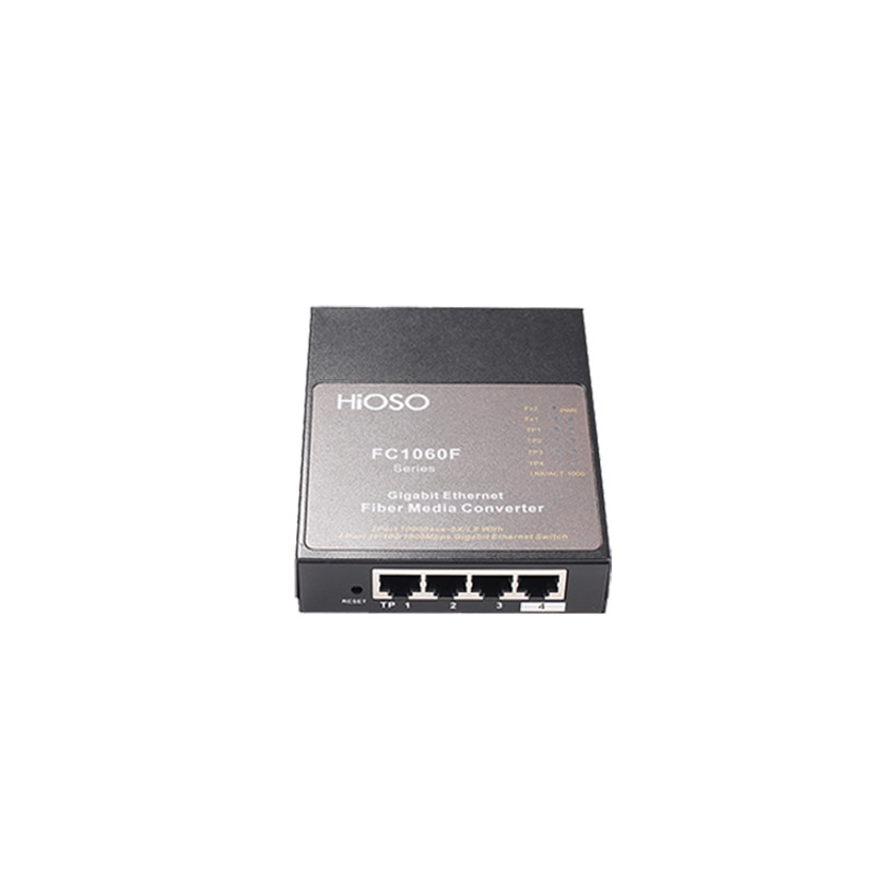 Convertisseur média Monomode  4 RJ45 10/100/1000 ET 2 x SC Duplex 1000 20 km
