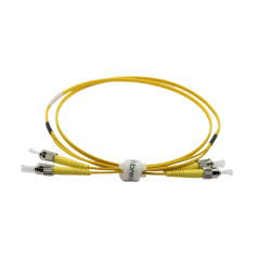 Jarretière optique mono ST/ST duplex Zipp jaune  Cordons mono duplex 8,67 €Cordons mono duplex