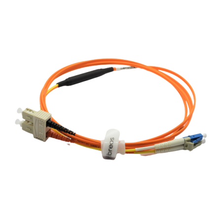 Jarretière optique mode conditionning OM1 62,5 LC/SC monomode en LC 2MT  cordons breakout 54,68 €cordons breakout