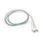 Pack 6 Pigtails couleurs OM3 Easystrip LCPC 2M  900 µm
