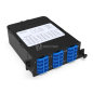 Module FIBRE OPTIQUE HD MPO-LC Elite 24FO SM Bleu Pol A/C avec volet NEXCONEC