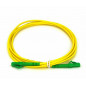 Jarretière optique mono LCAPC/LCAPC simplex jaune 1m
