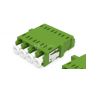 traversées optiques LC/APC quad sans oreilles