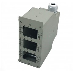 Boitier optique RAIL DIN 12 ports SC duplex