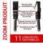 Cordon cuivre Patchsee RJ 45 FTP Cat. 6a 10Gbps LONGUEUR AU CHOIX