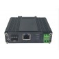convertisseur de media POE+ industriel 10/100/1000 vers SFP 30 W