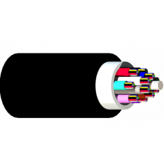 Câble Microgaine int/ext 48FO SM g657A1 armé fibre de verre LSZH 4T12 1880 NEXANS Cables optiques monomodes 1,60 €Cables opti...