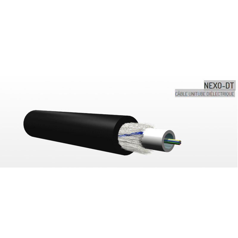 Câble unitube intérieur/extérieur 12 FO OM1 armé fibre de verre LSOH OPTRAL Cables optiques multimodes 1,54 €Cables optiques ...