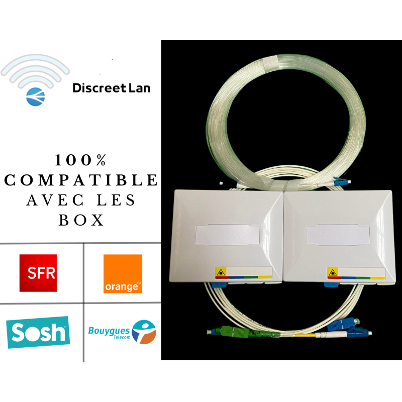 kit complet 20 M Discreet Lan déplacement box orange-bouygues - sfr Discreet Lan KITS COMPLETS DISCREET LAN 14,83 €KITS COMPL...