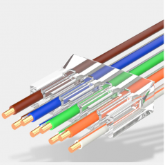 Fiche RJ45 Mâle FTP Catégorie 6A Blindée