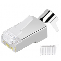 Plug Mâle a peigne FTP (blindé) AWG 23 à sertir (X50) pour cable cat 6 et 6a  Noyaux RJ45 54,00 €Noyaux RJ45