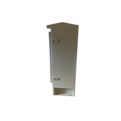 Armoire de rue en acier avec switch 8 ports L2 poe et alim et fonctions Smart livrée équipée