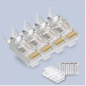 Plug Mâle a peigne FTP (blindé) AWG 23 à sertir (X50) pour cable cat 6 et 6a
