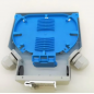 Boitier optique RAIL DIN pour 12 SCSX/6 LCDX avec cassette 12 epissures