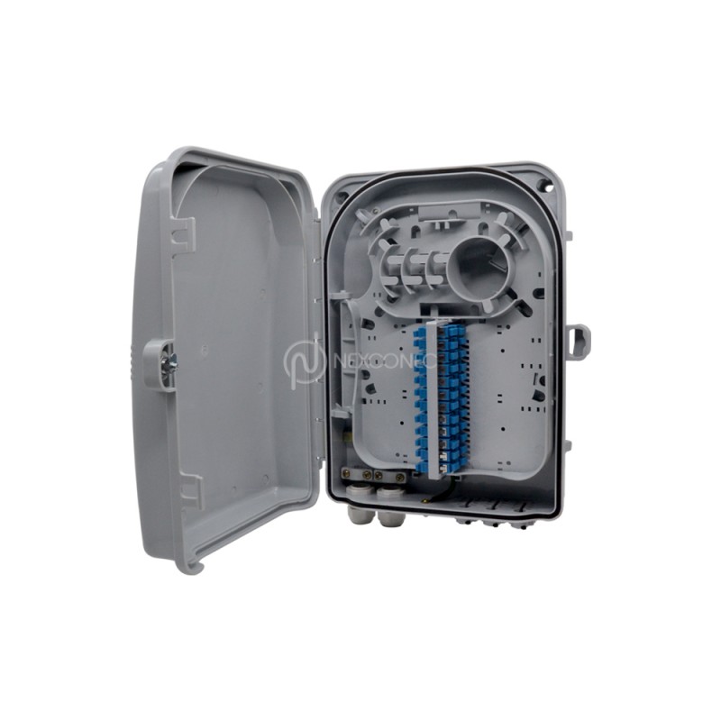 boitier mural 24 lc/sc simplex ip65 vide Nexconec BOITIERS MURAUX 66,09 €BOITIERS MURAUX