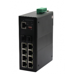 Switch PoE industriel géré 8 ports 10/100/1000 Mbps avec 2 Ports Gigabit SFP  Switchs industriels 245,00 €Switchs industriels