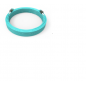 Jarretière optique OM3 LC/LC  tracable led USB C duplex Zipp, turquoise, 2 m