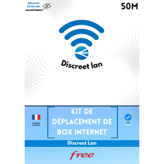 kit complet 50 M Discreet Lan déplacement box FREE Discreet Lan KITS COMPLETS DISCREET LAN 44,14 €KITS COMPLETS DISCREET LAN