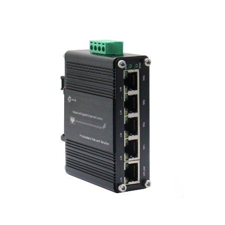 mini Switch industriel 5 ports 10/100/1000 base t 12-48 volts FIBREOS Switchs industriels 55,00 €Switchs industriels