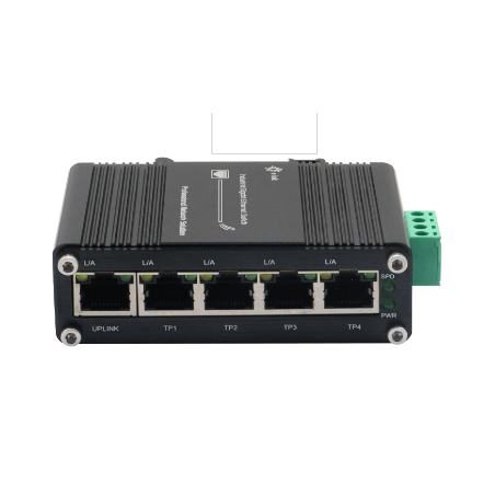 mini Switch industriel 5 ports 10/100/1000 base t 12-48 volts