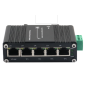 mini Switch industriel 5 ports 10/100/1000 base t 12-48 volts