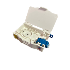 boitier modulaire pour rail  din 2 ports format SC ou LC  livré vide ( pto )