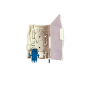 boitier modulaire pour rail  din 2 ports format SC ou LC  livré vide ( pto )