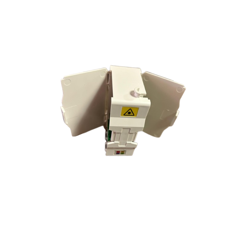 boitier modulaire pour rail  din 4 ports format SC ou LC vide ( pto )