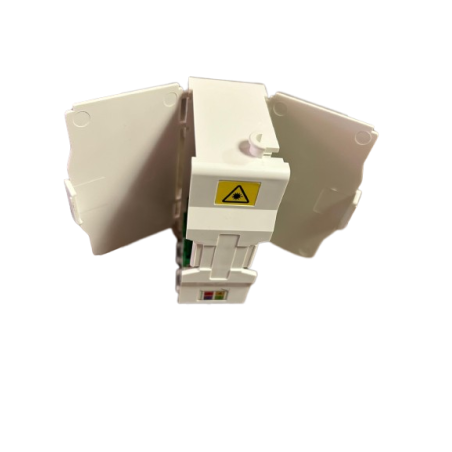 boitier modulaire pour rail din 4 ports format SC ou LC vide ( pto )  Optiques 5,00 €Optiques