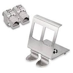 Support 2 RJ45 sur raill DIN FIBREOS Cuivre 4,50 €Cuivre