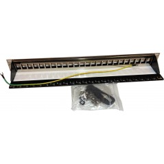 19 Panneau vide 24xRJ45 Noir (avec terre) FIBREOS Panneaux RJ45 et téléphoniques 21,99 €Panneaux RJ45 et téléphoniques
