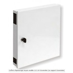 Coffret d'épissurage moyen modèle 12 à 24 traversées (ss support traversées)