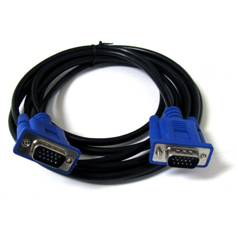 Cordon écran VGA HD 15 M/M Haute Qualité connecteurs Or et ferrites 5.00m FIBREOS HDMI - VGA 8,88 €HDMI - VGA